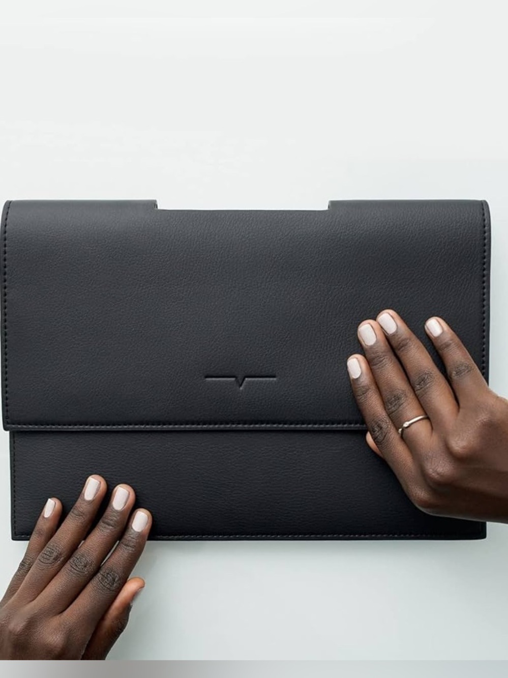 VON HOLZHAUSEN Vegan Leather iPad Portfolio Case - New